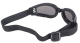 Kickstart Nomad Folding Goggles (Black Frame/Smoke Lens) by Pacific Coast - Cycle Clear