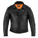 Men's Beltless Biker Jacket - Cycle Clear