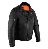 Men's Beltless Biker Jacket - Cycle Clear