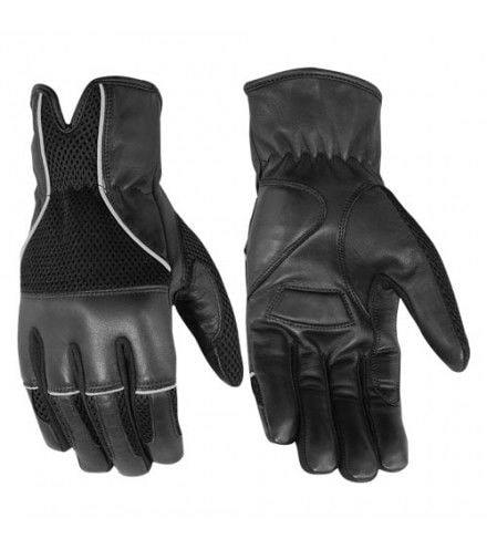 Premium Leather/Mesh Gloves - Cycle Clear