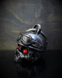 Motorcycle Helmet Skull Diamond Bravo Bell - Cycle Clear