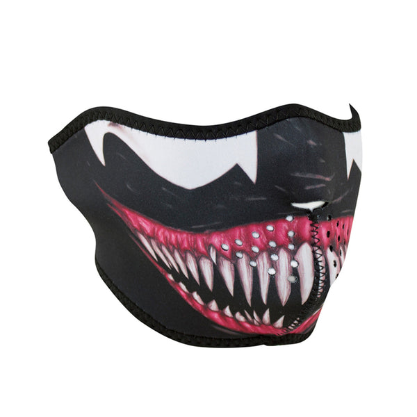 Half Face Mask - Neoprene - Toxic By ZAN Headgear - Cycle Clear