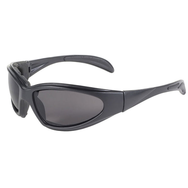 Chopper Style Glasses(Black Frame/Smoke Lens) by Pacific Coast - Cycle Clear