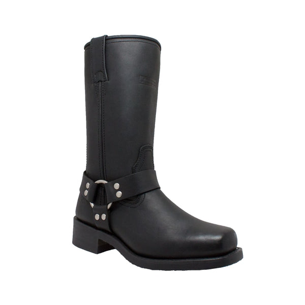 Women's Black Harness Boots - Cycle Clear