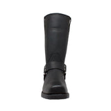 Women's Black Harness Boots - Cycle Clear